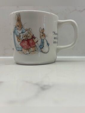 Vintage Peter Rabbit Once Upon a Time Ceramic Mug by Wedgewood Nursery
